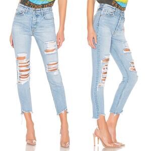 GRLFRND NWT Karolina High-Rise Ripped Skinny Jeans Women’s Size 29